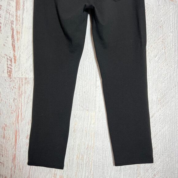 L'AGENCE Gigi Ponte Crop Trousers SIZE 28 x 24 Black High Rise Stretch Pant - Picture 8 of 8